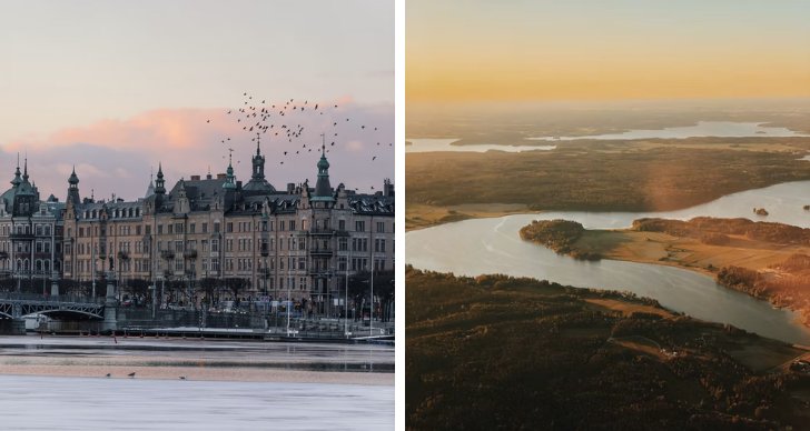 Några av Sveriges vackraste platser.