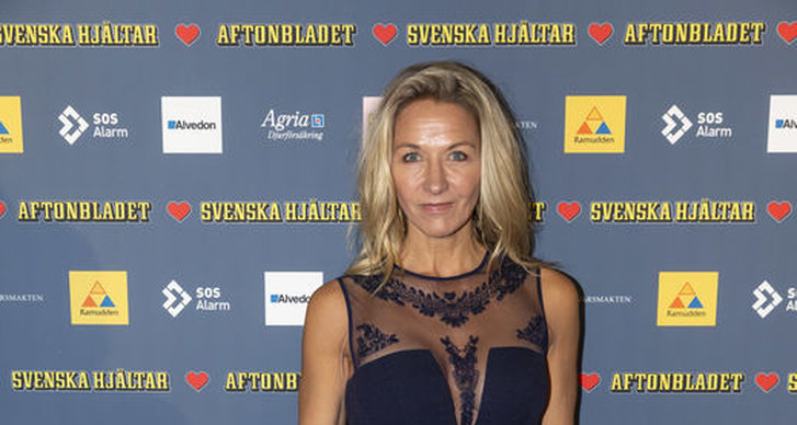 Kristin Kaspersen på röda mattan.