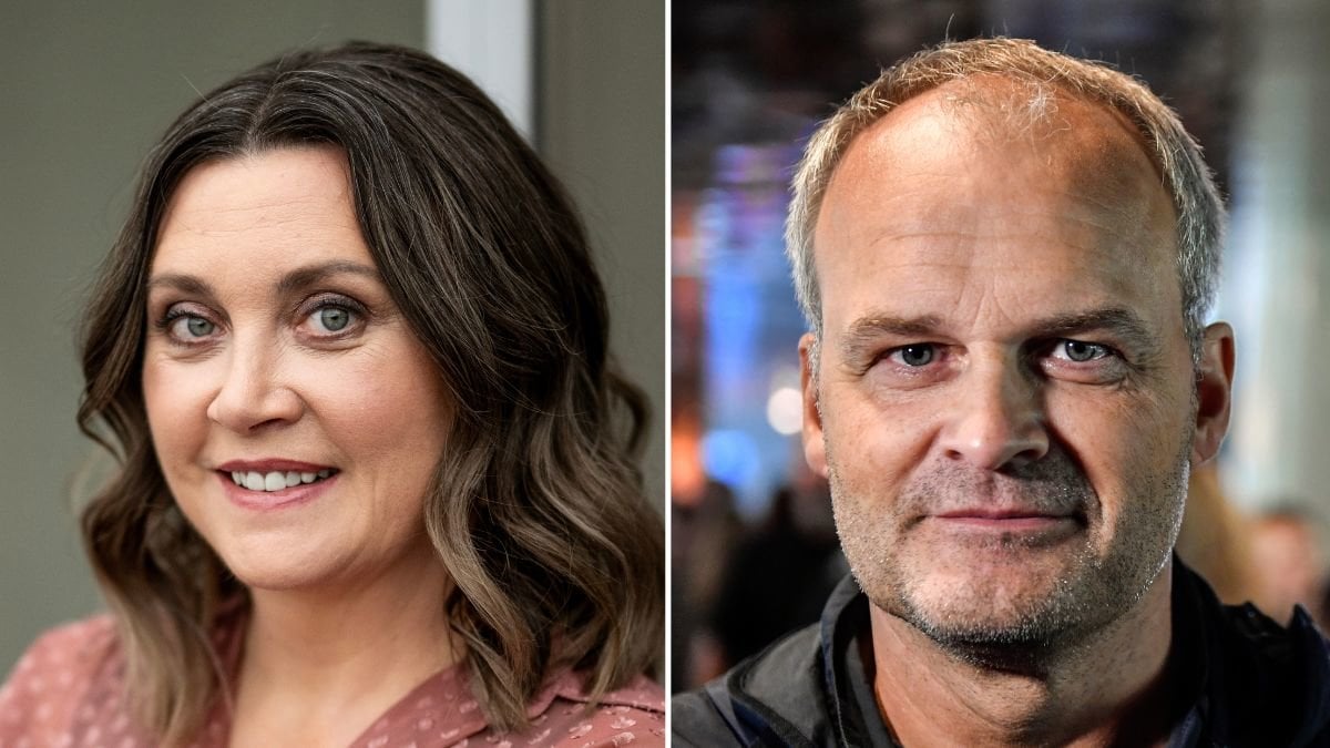 Johan Rheborg spelar en seriös roll i Camilla Läckbergs kommande Netflix-serie Glaskupan.