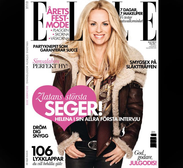 Helena Seger ger sin första intervju i senaste numret av ELLE.