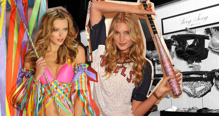 Frida Gustavsson och Elsa Hosk är två av Victoria's Secret-änglarna.