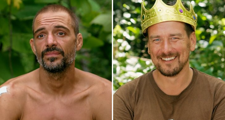 Erik Wahrolen och Dennis Boelius fick välja nya lag i Robinson 2023. 
