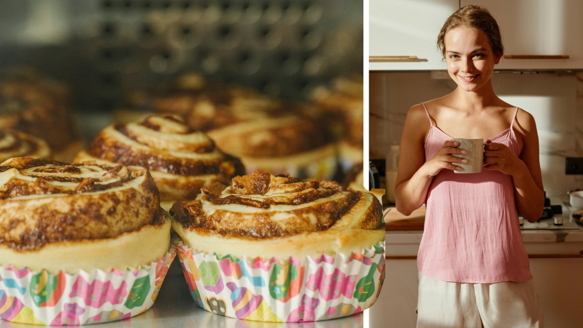 Kanelbullar på färdig pizzadeg